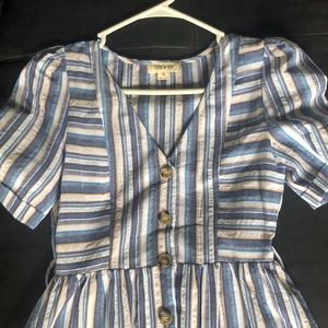 Long stripe dress